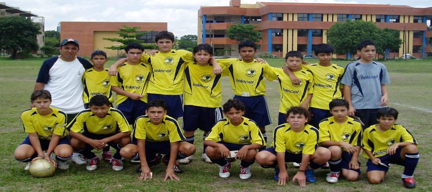 Jugadores durante sus inicios formativos