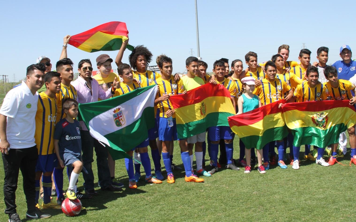 Jugadores de El Semillero en Dallas 2015