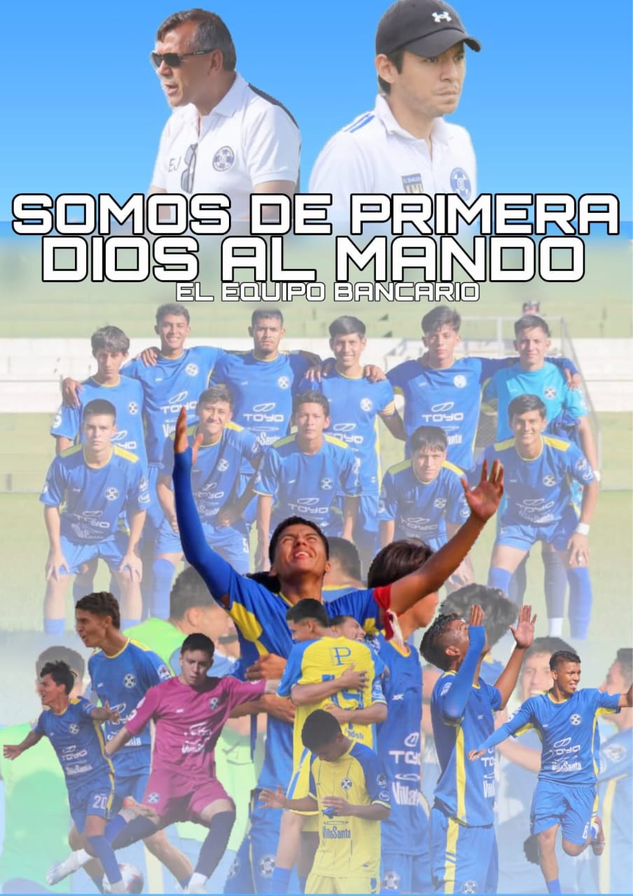 Arte institucional de Bancruz Piraí: Somos de Primera, Dios al mando