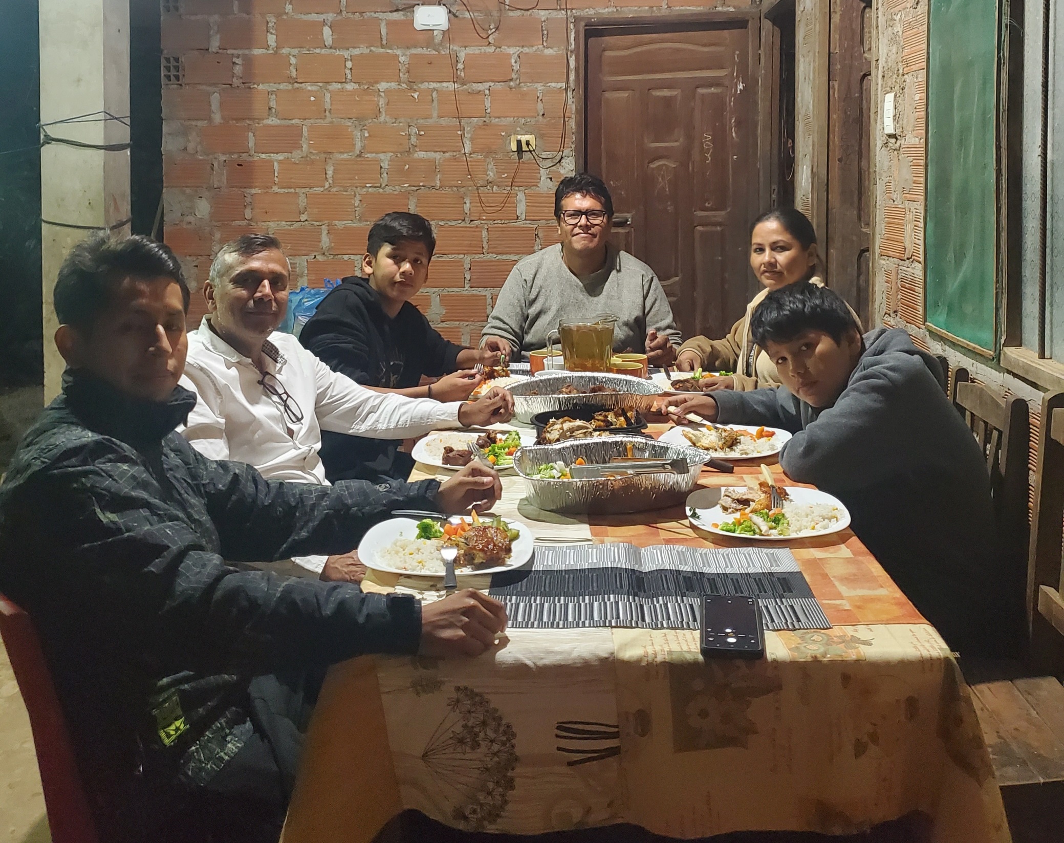 Visita y acompañamiento a una familia