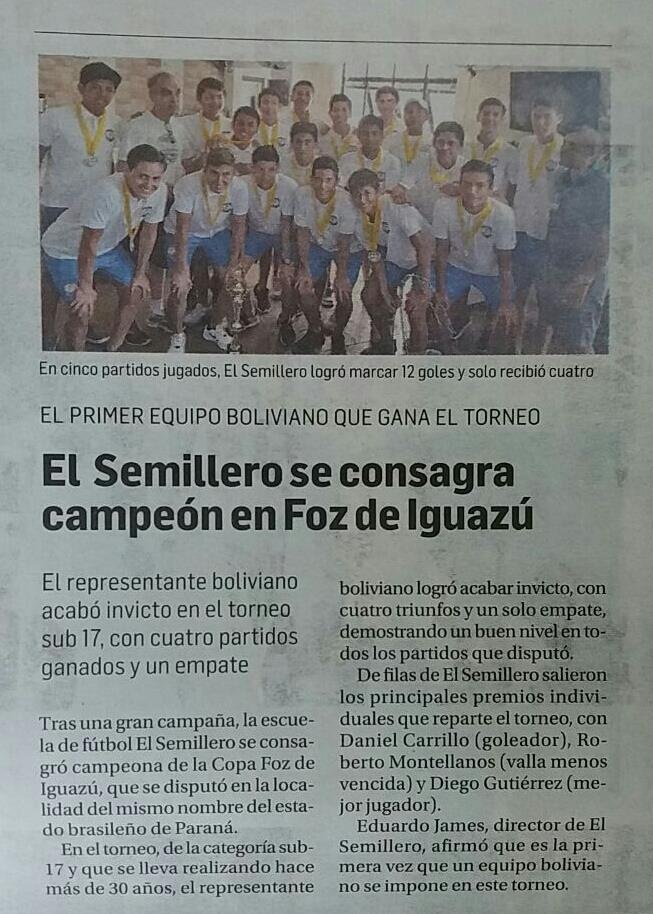 Copa Foz de Iguazú, 2017